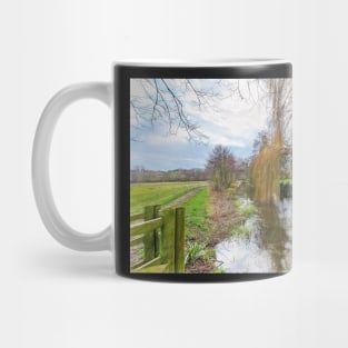 Winter Scene On The River Pang Mug